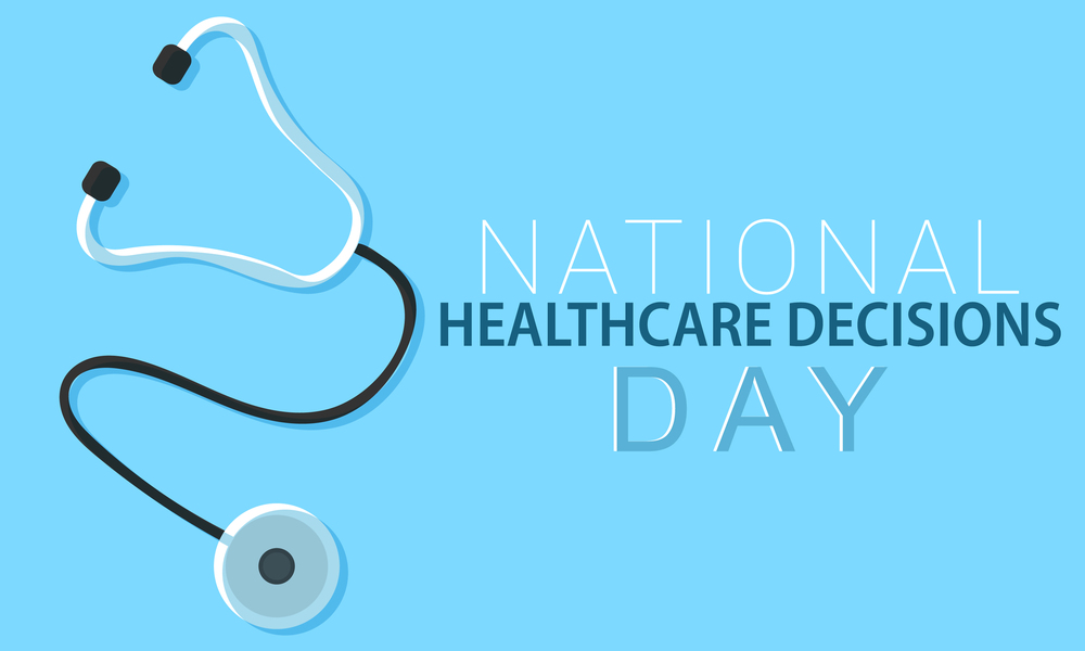 National healthcare decisions day Royalty Free Vector Image