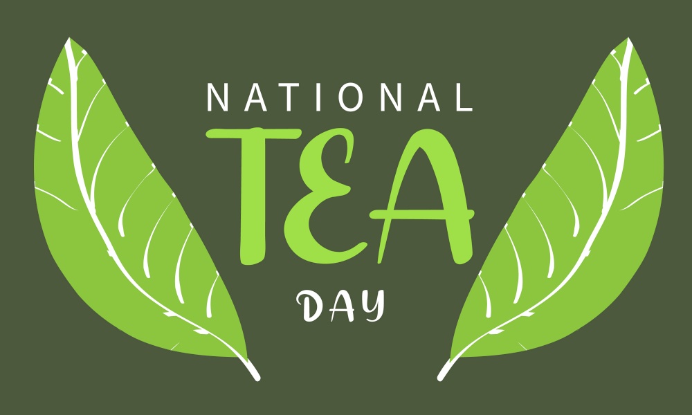 National tea day Royalty Free Vector Image