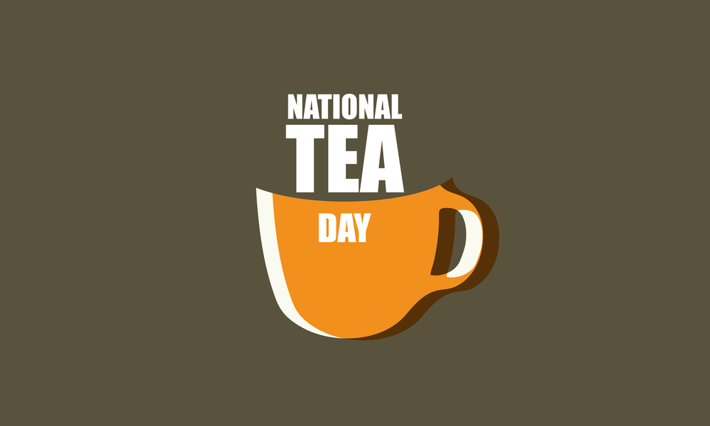 National tea day Royalty Free Vector Image