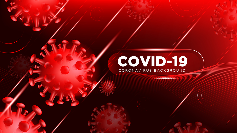 coronavirus alert campaign poster background