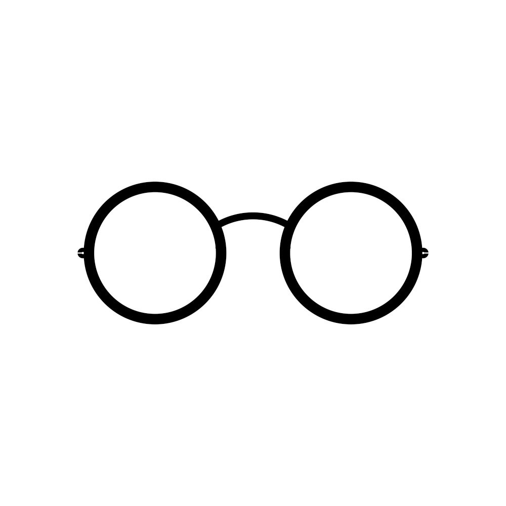 Glasses Logo Design vector illustrator