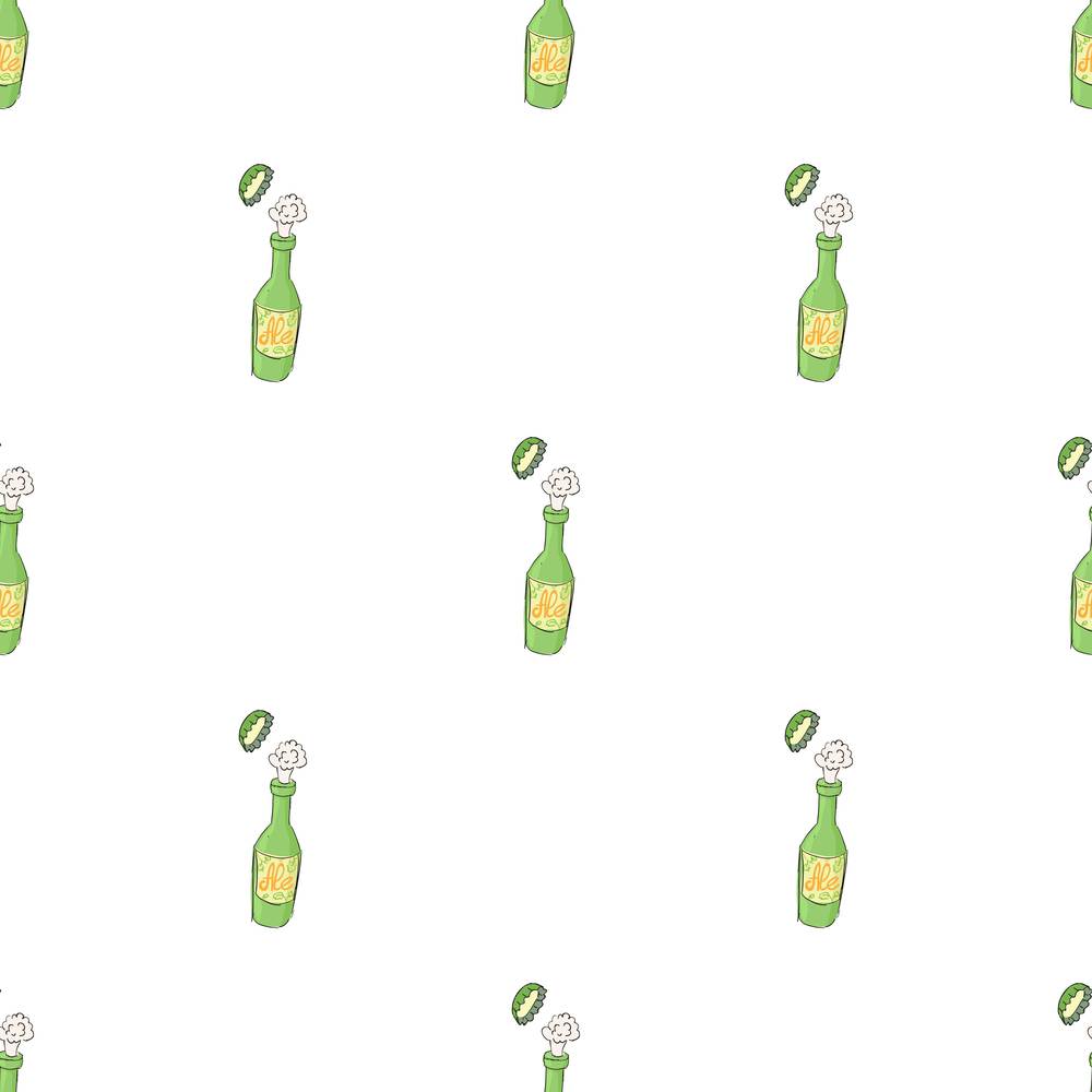 Bottle of beer pattern seamless background texture repeat wallpaper geometric vector. Bottle of beer pattern seamless vector