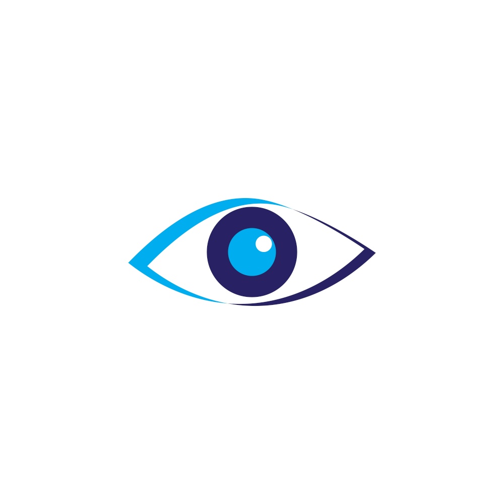 Eye vision optic free vector design