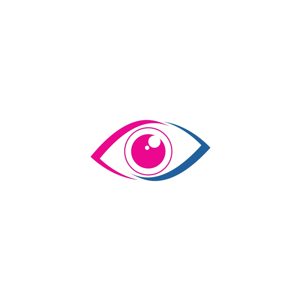 Eye vision optic free vector design