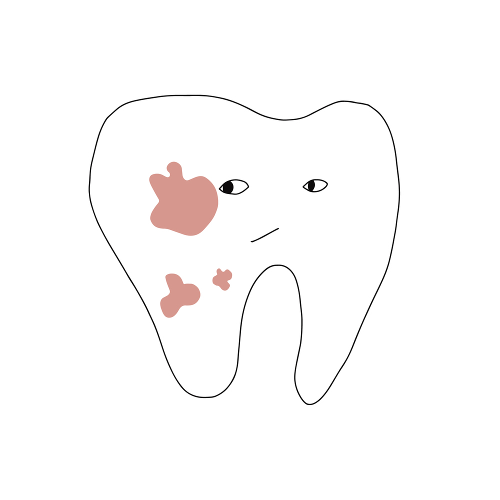 dental plaque doodle icon, vector illustration. dental plaque doodle icon, vector illustration, hand drawn
