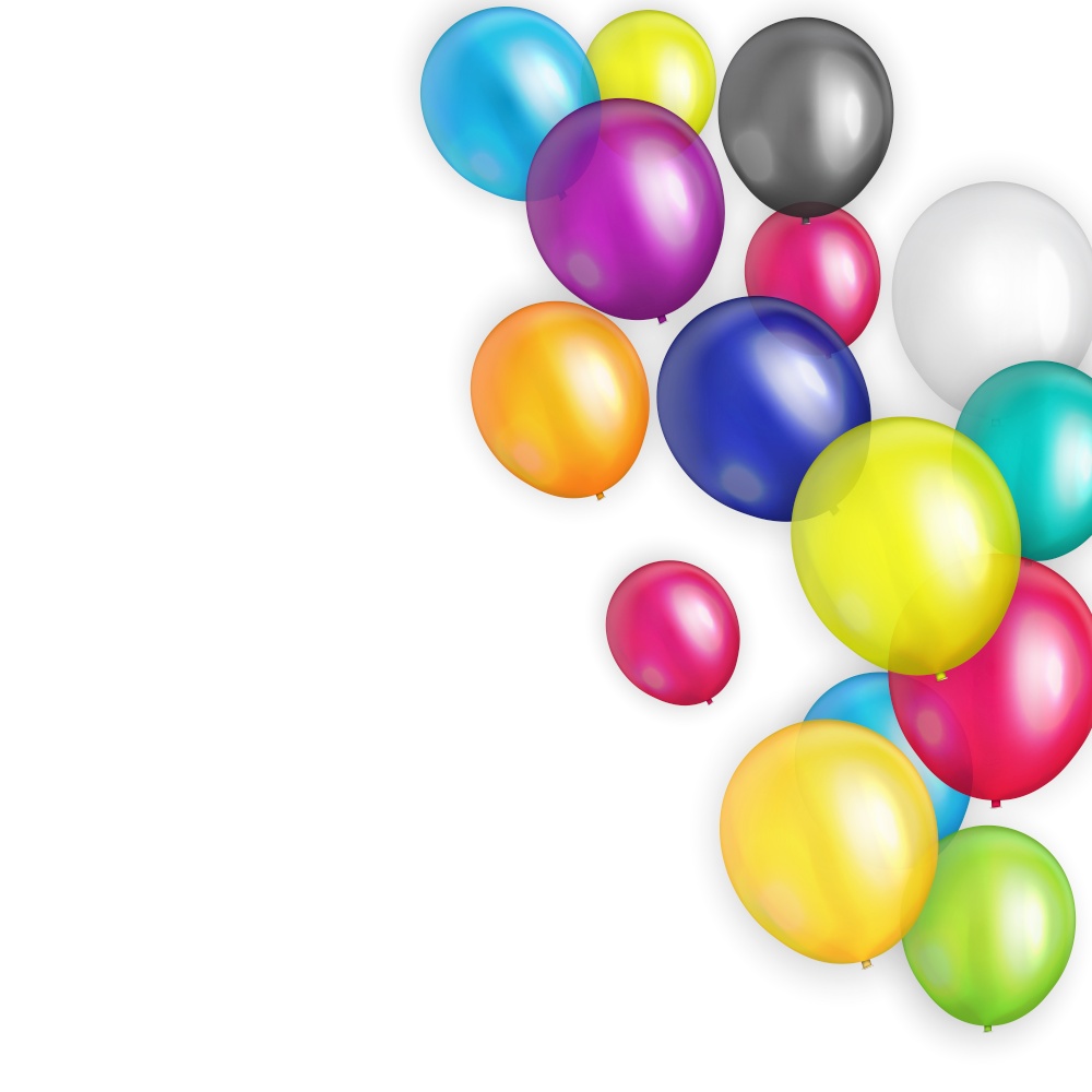 Group of Colour Glossy Helium Balloons Background. Set of  Balloons for Birthday, Anniversary, Celebration  Party Decorations. Vector Illustration EPS10
. Group of Colour Glossy Helium Balloons Background. Set of  Balloons for Birthday, Anniversary, Celebration  Party Decorations. Vector Illustration