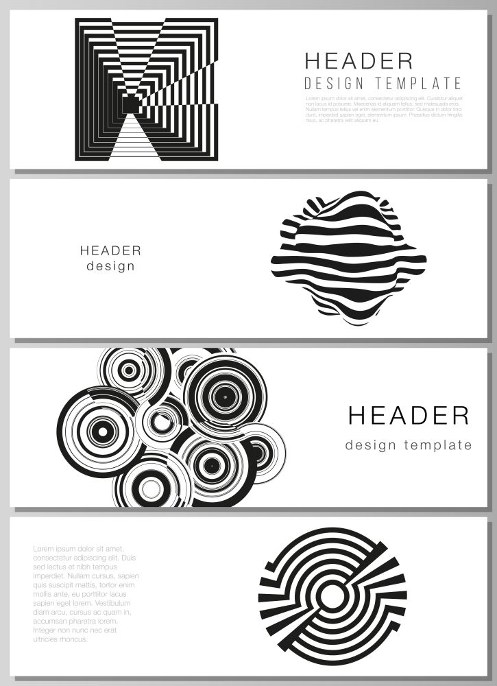 The minimalistic vector illustration of the editable layout of headers, banner design templates. Trendy geometric abstract background in minimalistic flat style with dynamic composition. The minimalistic vector illustration of the editable layout of headers, banner design templates. Trendy geometric abstract background in minimalistic flat style with dynamic composition.