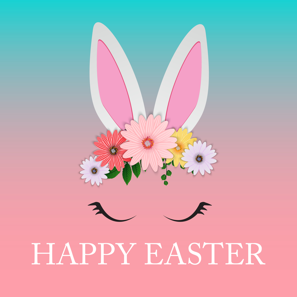 Happy Easter Cute Poster  Background. Vector Illustration EPS10. Happy Easter Cute Poster  Background. Vector Illustration