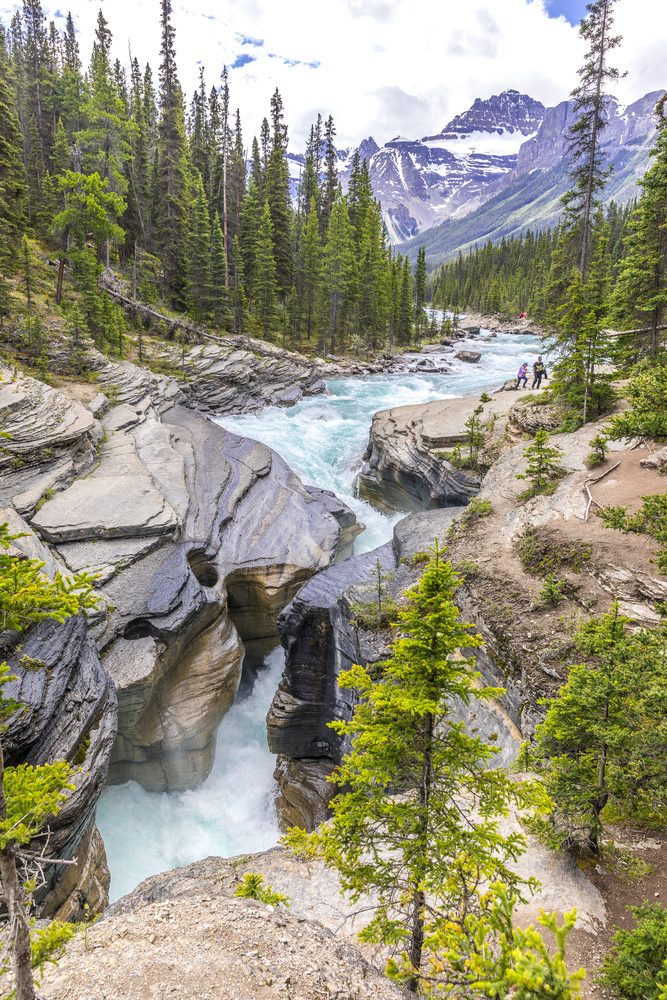 Mistaya Canyon at Icefields Parkway, Alberta, Canada