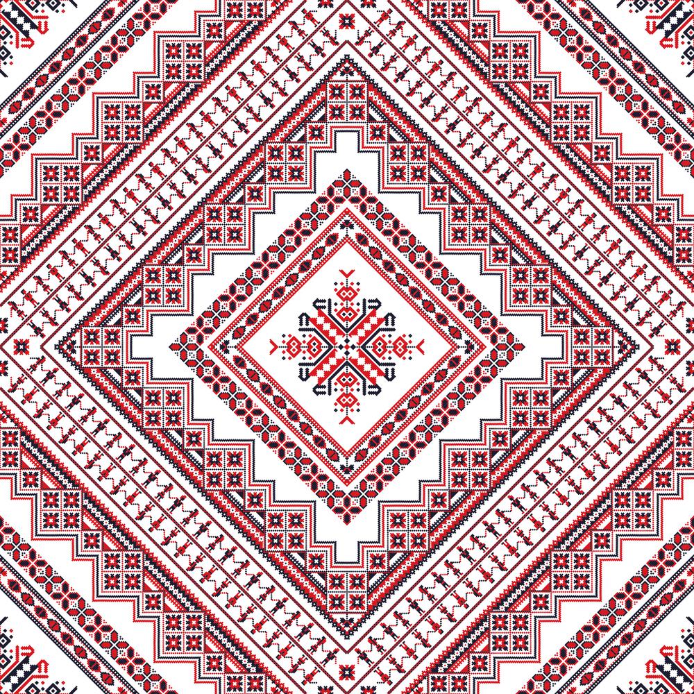 Romanian  pattern inspired from traditional embroidery
