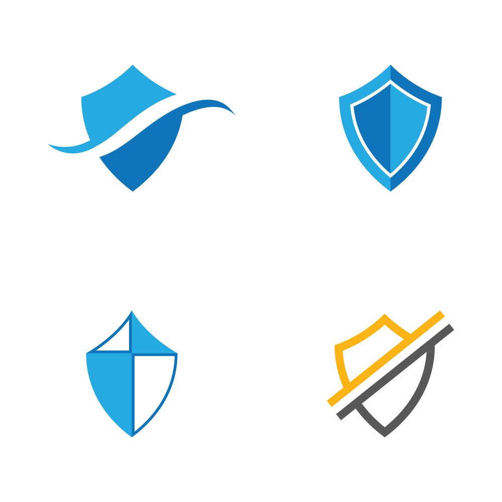 Set Shield  icon Vector Illustration design Logo template