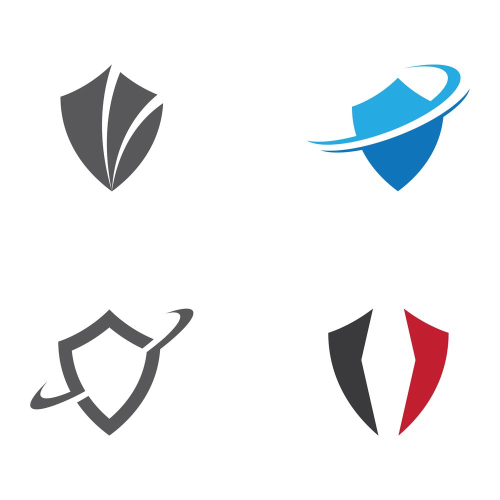 Set Shield  icon Vector Illustration design Logo template