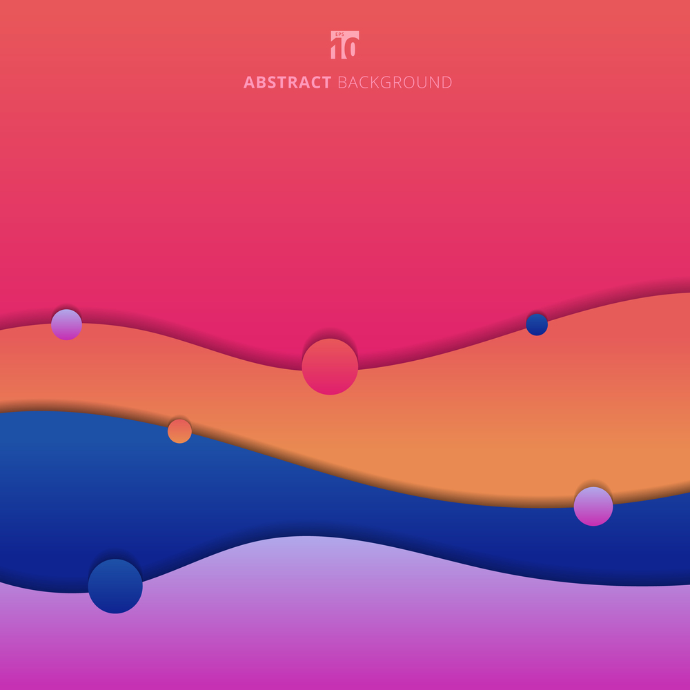 Abstract background trendy fluid shape colorful gradient modern concept. Creative geometric wallpaper. banner web, poster, brochure, etc. Vector illustration