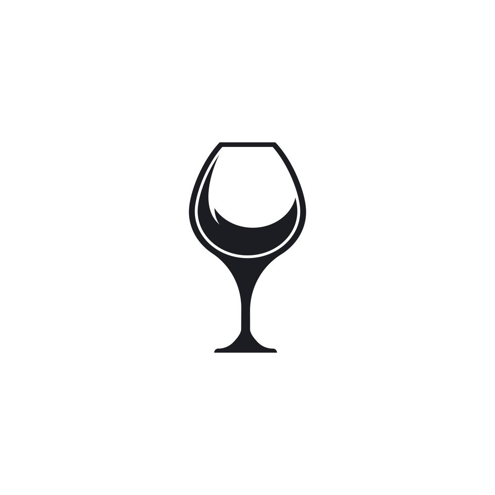 Glass wine icon vector illustration design
