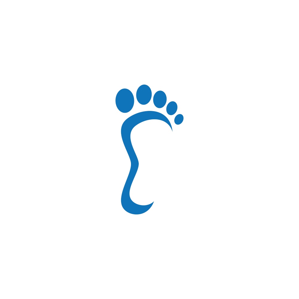 foot care ilustration Logo vector Template