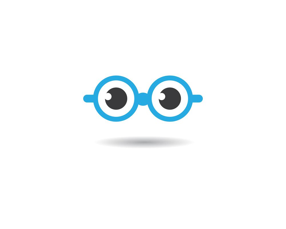 Glasses vector symbol icon illustration design