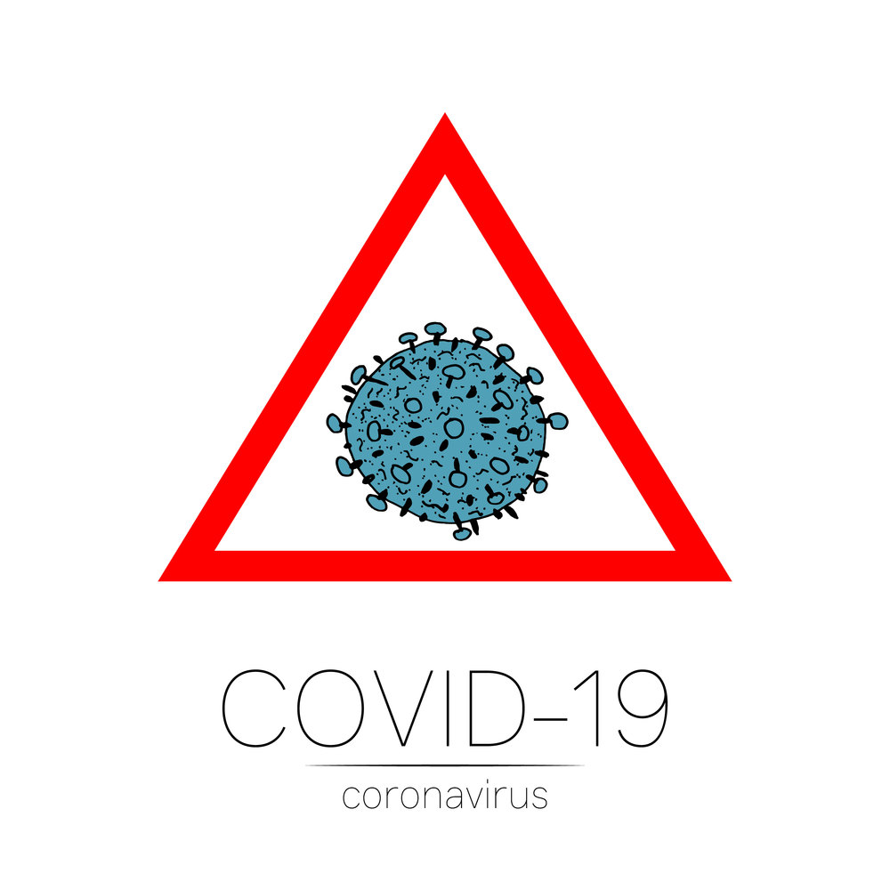 2019-nCoV bacteria isolated on white background. Blue Coronavirus in red triangle vector Icon. COVID-19 bacteria corona virus disease sign. SARS pandemic concept symbol. Pandemic Human health medical. 2019-nCoV bacteria isolated on white background. Blue Coronavirus in red triangle vector Icon. COVID-19 bacteria corona virus disease sign. SARS pandemic concept symbol. Pandemic. Human health medical
