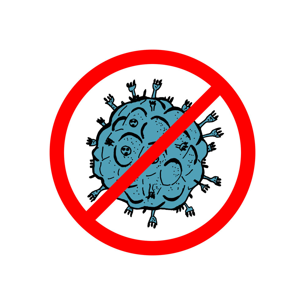 2019-nCoV bacteria isolated on white background. Coronavirus in red circle vector Icon. COVID-19 bacteria corona virus disease sign. SARS pandemic concept symbol. Pandemic. Human health and medical. 2019-nCoV bacteria isolated on white background. Coronavirus in red circle vector Icon. COVID-19 bacteria corona virus disease sign. SARS pandemic concept symbol. Pandemic. Human health and medical.