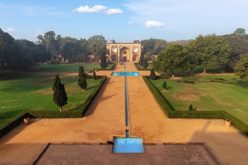 Humayun&rsquo;s Tomb main gate view, New Delhi, India.