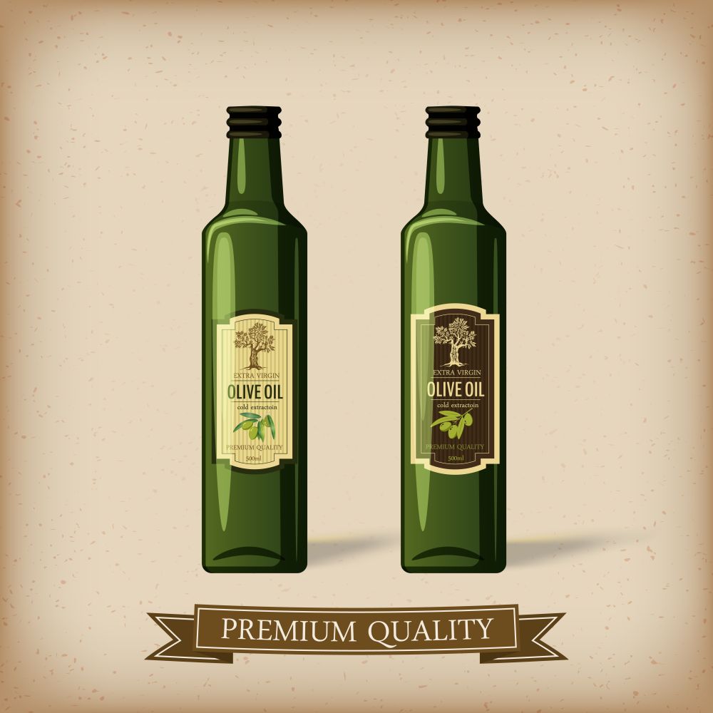 Labels olive oil bottle, vector. Labels olive oil bottle, vector,caroon style, isolated