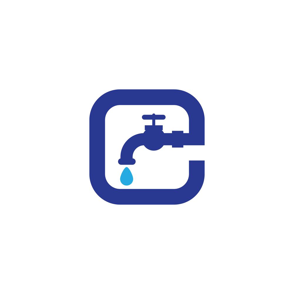 Plumbing icon logo creative vector illustration
