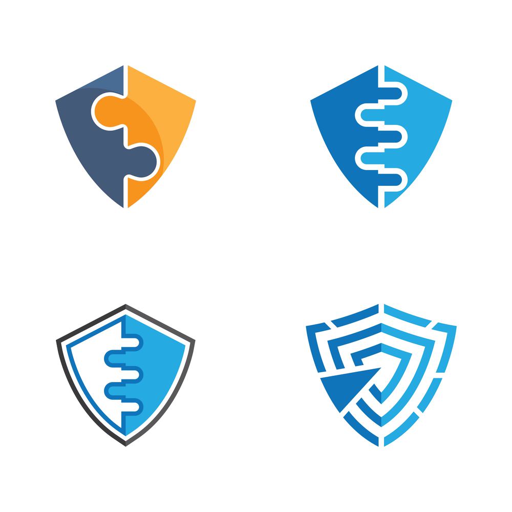 Shield  icon logo creative  illustration design