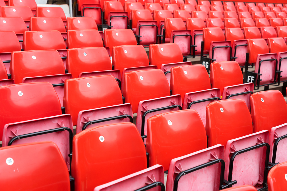 Pattern of Seats at the sport stadium