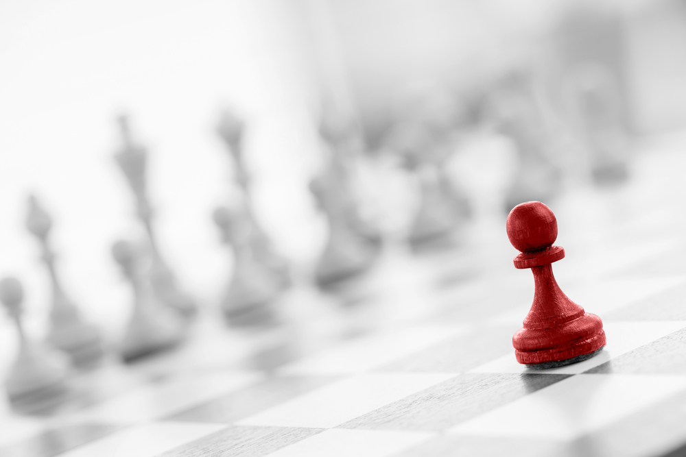 Chess business concept success & strategy