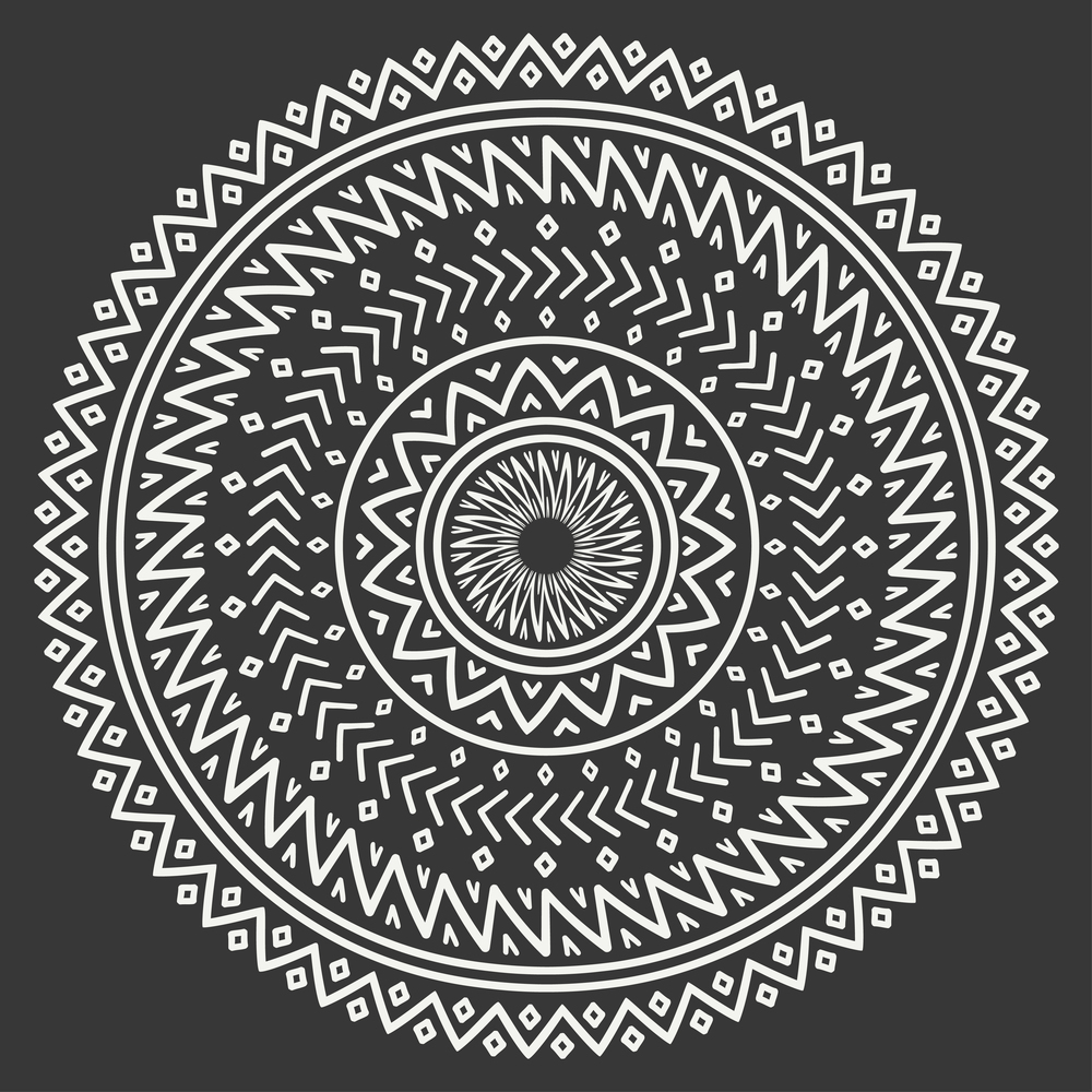 Ethnic mandala. Tribal hand drawn line geometric seamless pattern. Border. Doodles. Native vector illustration. Background. African, mexican, indian, oriental ornament Henna tattoo style Circle. Ethnic mandala. Tribal hand drawn line geometric seamless pattern. Border. Doodles. Native vector illustration. Background. African, mexican, indian, oriental ornament. Henna tattoo style. Circle art