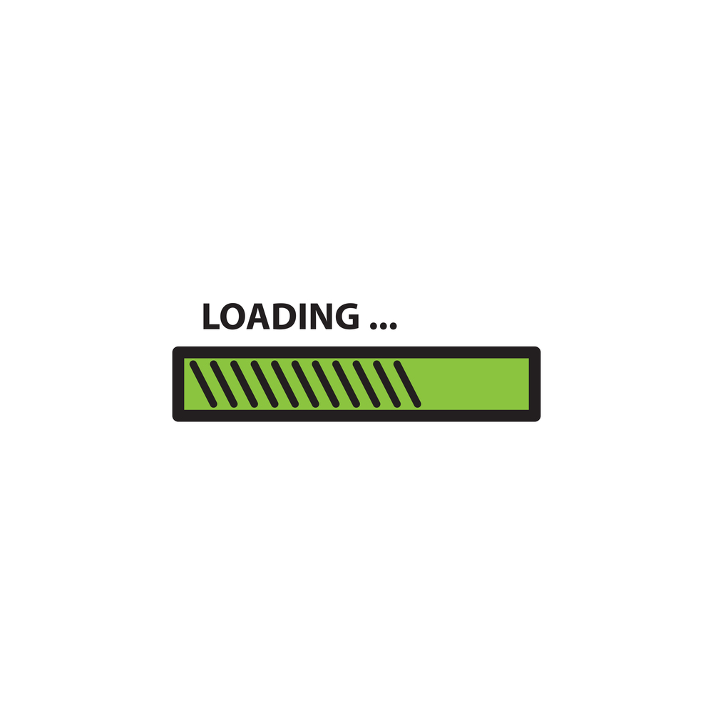 Vector, illustration loading icon design