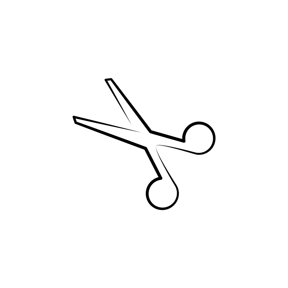 scissor icon design vector template