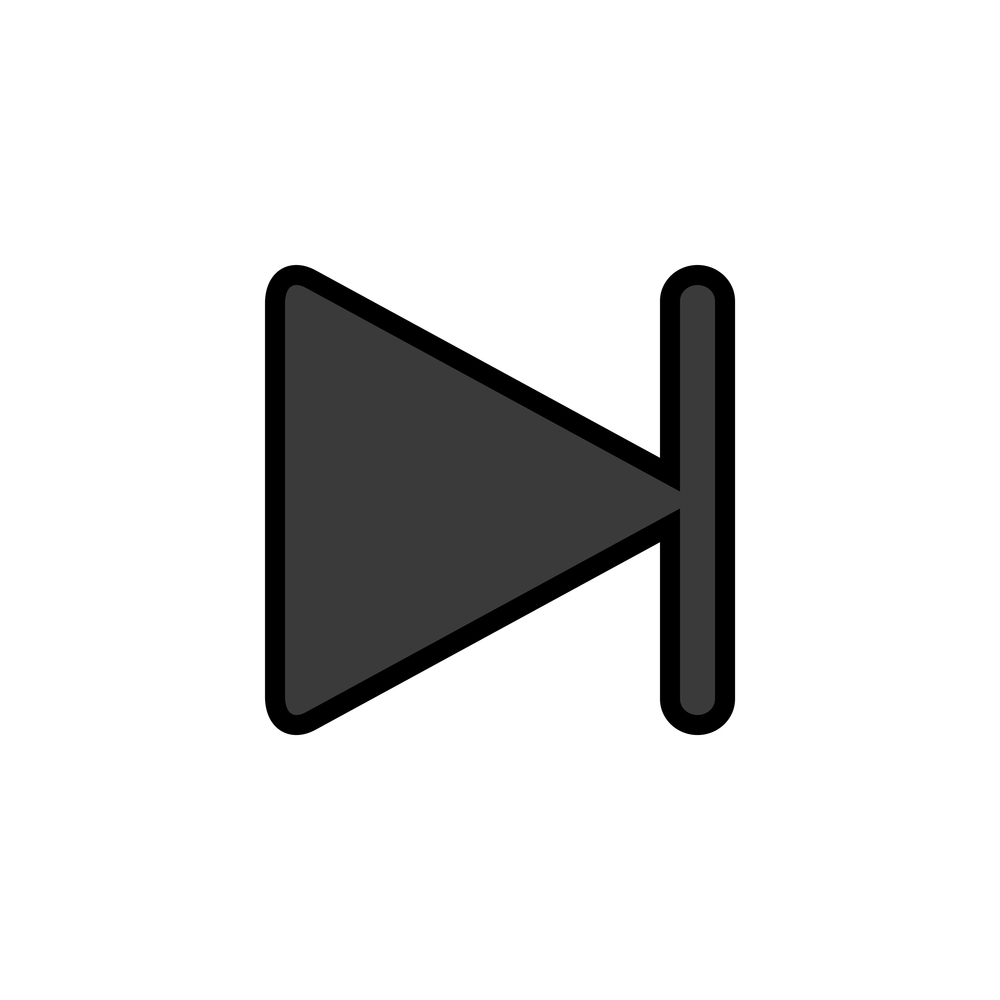 Multimedia button icon design template