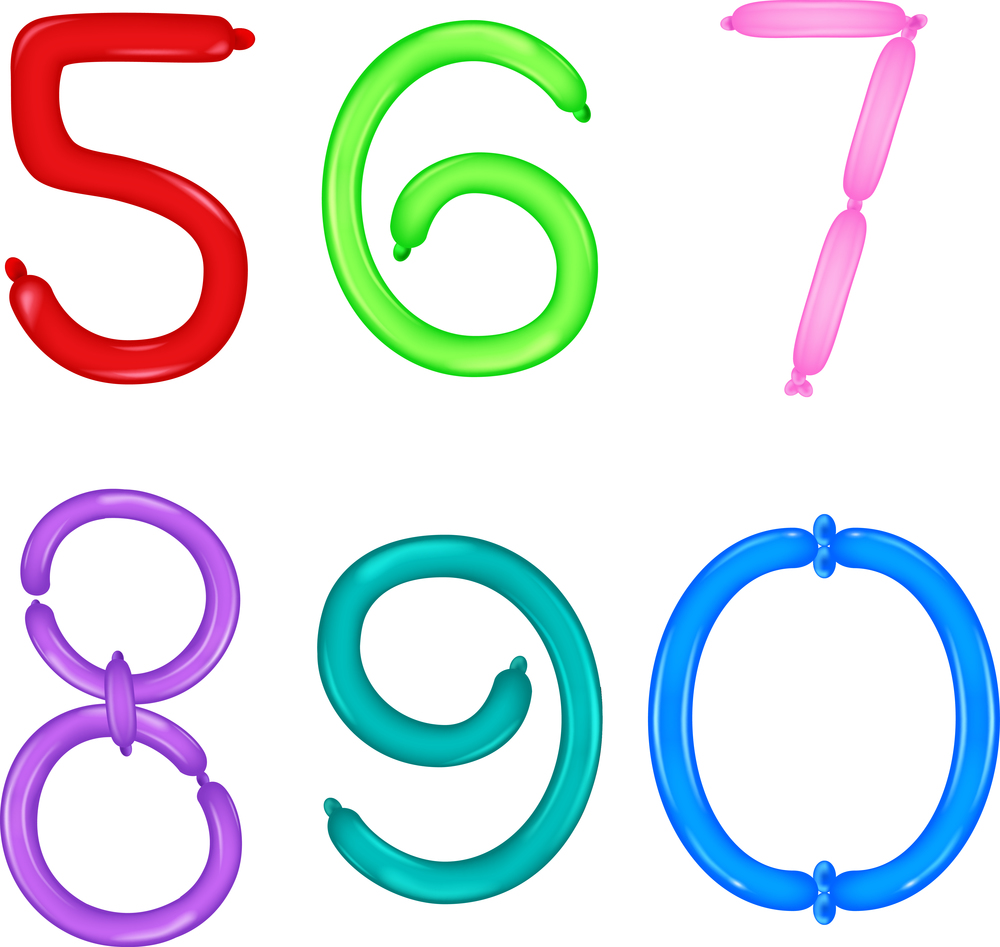 Colorful of numbers