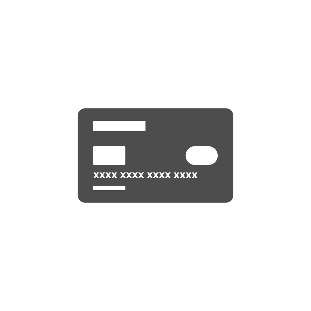 Credit card icon graphic design template vector isolated. Credit card icon graphic design template vector
