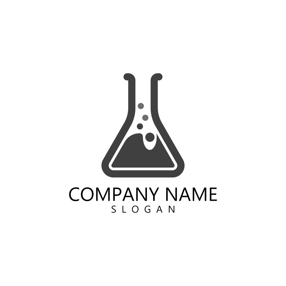 Lab logo vector icon template