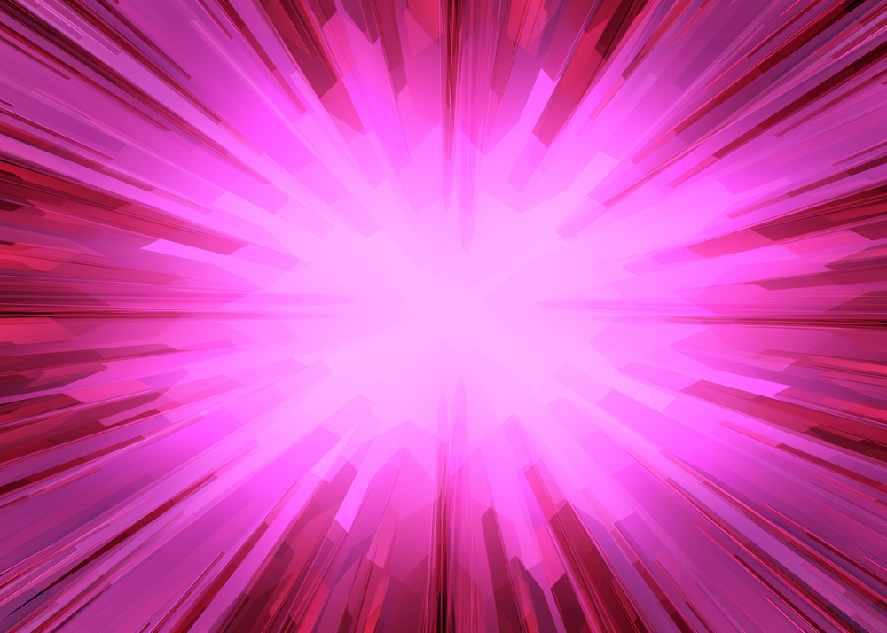 3d rendering. Motion fast Pink color tone futuristic graphic wall background.