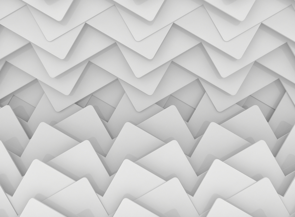 3d rendering. Abstract Gray triangular shape pattern wall background.
