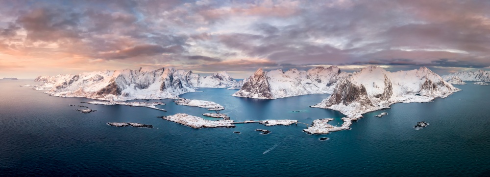 Lofoten Islands from the air