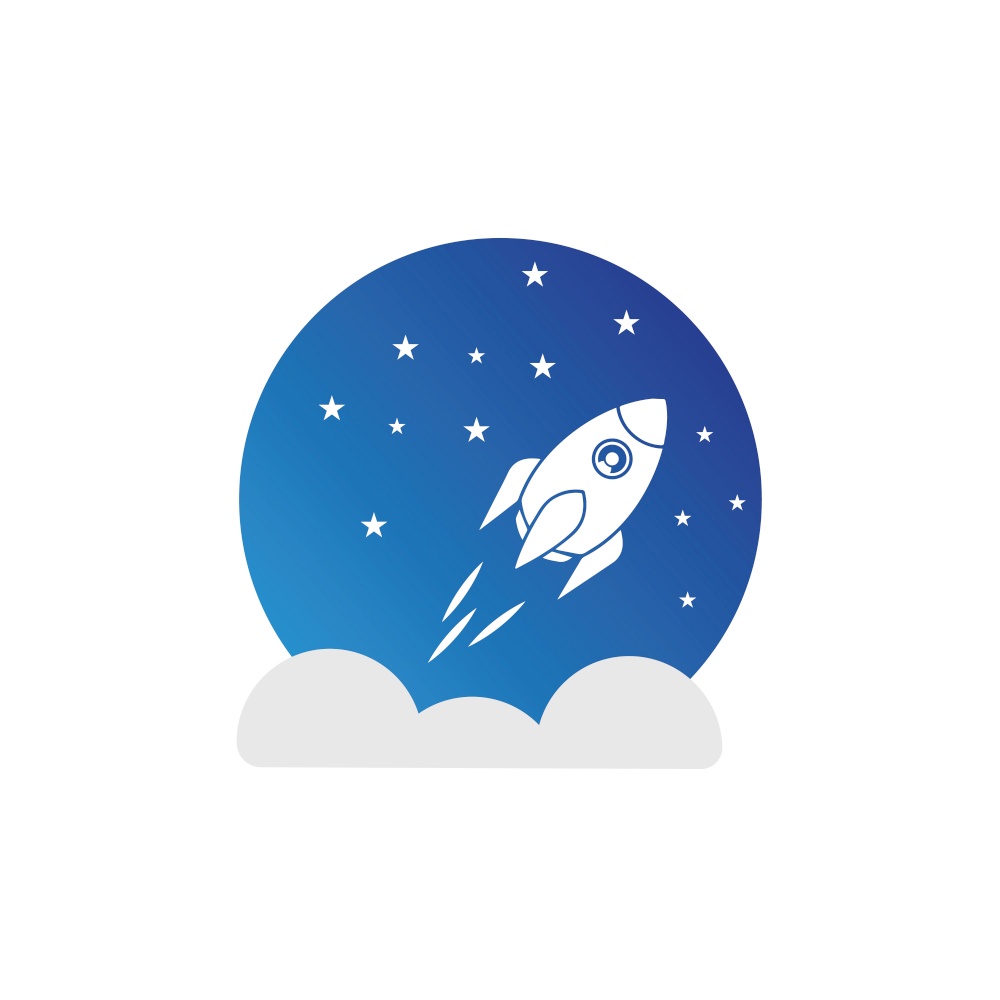 Rocket Logo template  icon vector  illustration