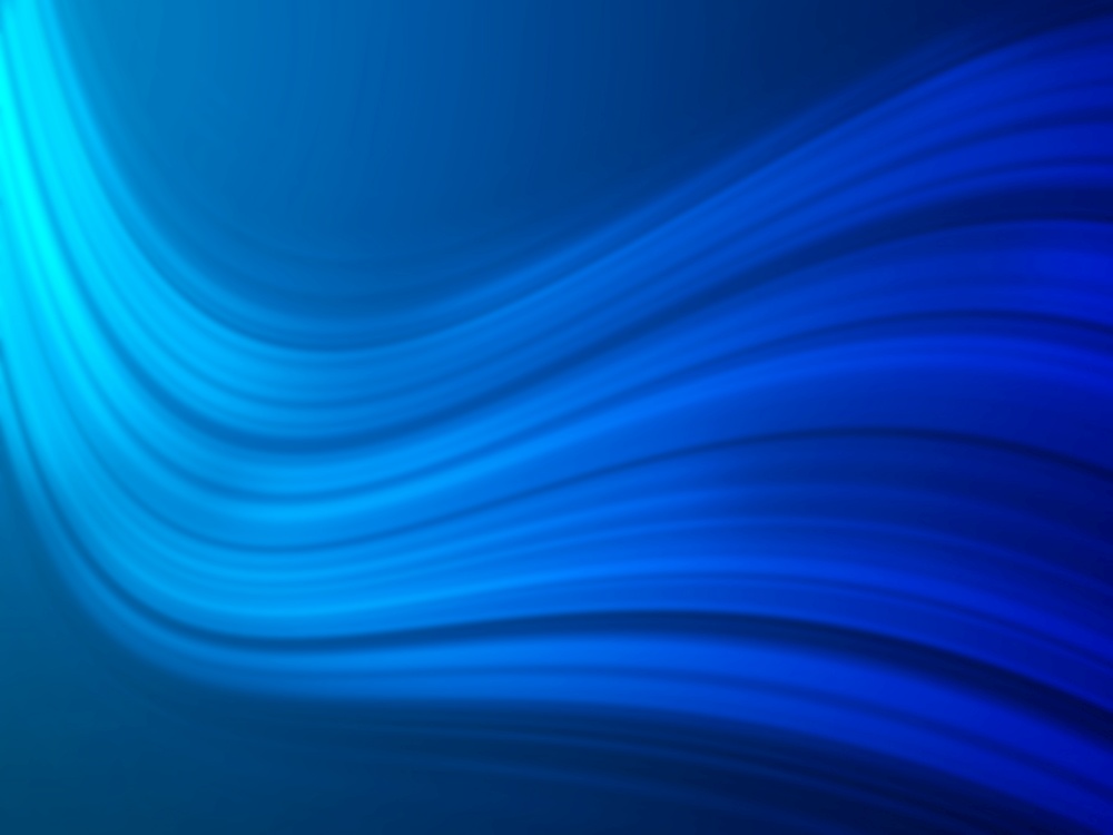 blue wave abstract on dark background