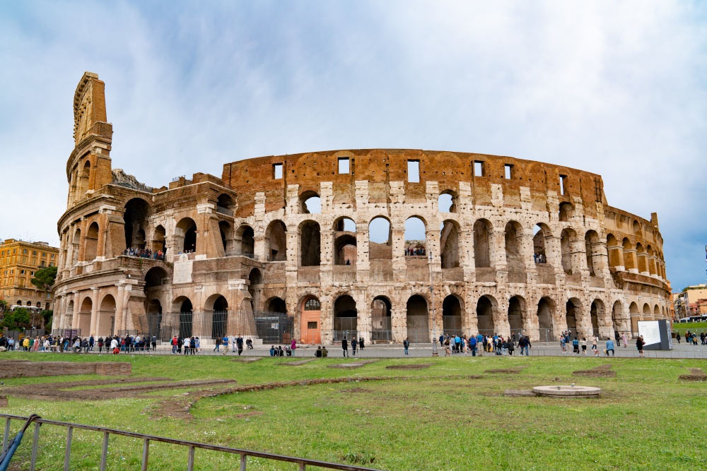 Rome, Italy - December 2019: Colosseum