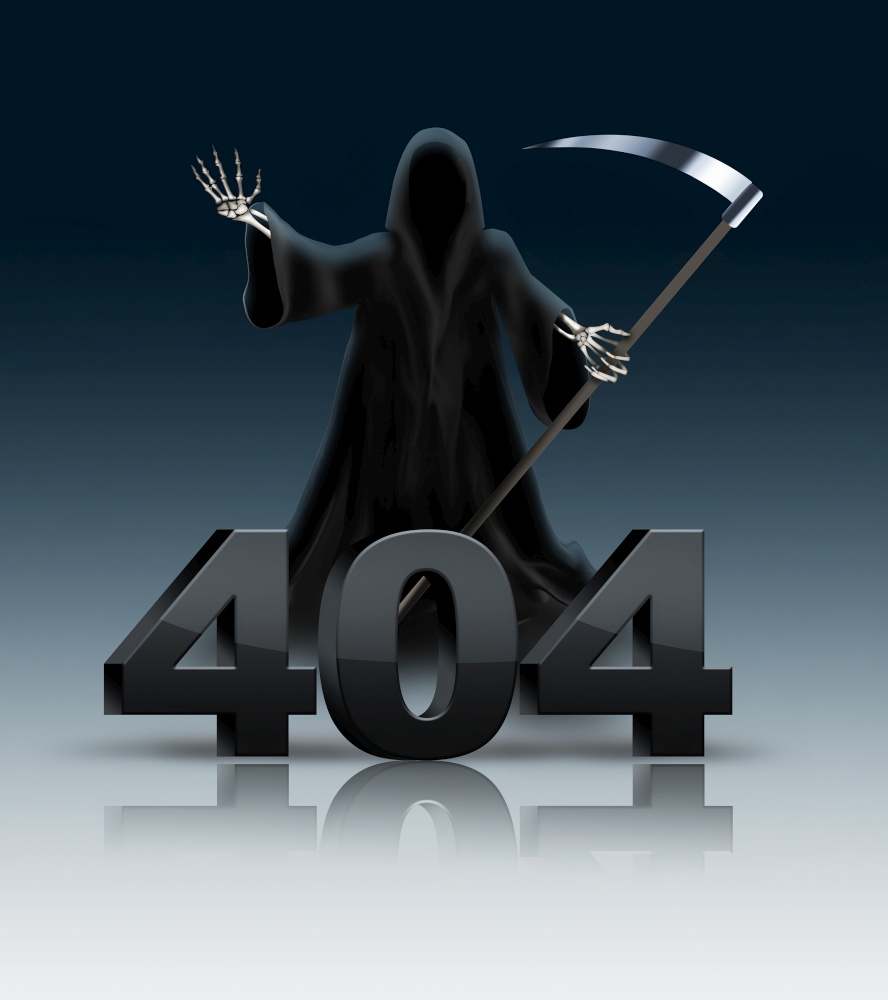 404 Error - conceptual original design