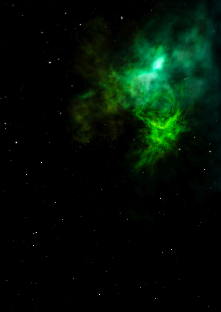 Star field in space a nebulae and a gas congestion. "Elements of this image furnished by NASA". 3D rendering. Star field in space and a nebulae. 3D rendering